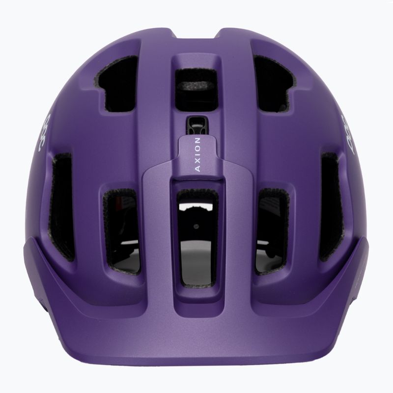 Cyklistická přilba POC Axion Race MIPS sapphire purple/uranium black metallic/matt 2