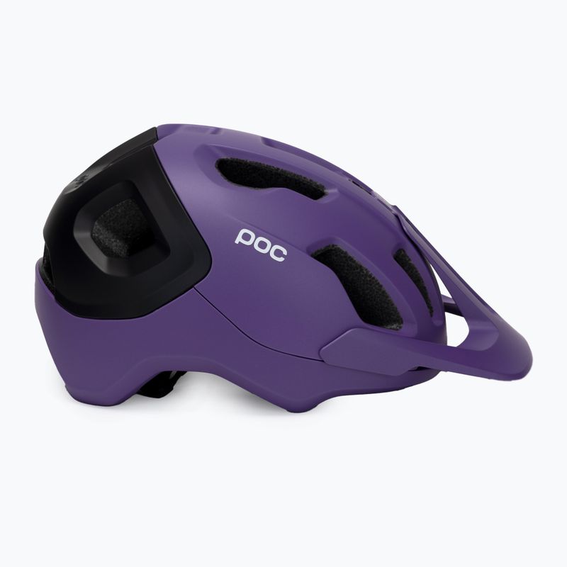 Cyklistická přilba POC Axion Race MIPS sapphire purple/uranium black metallic/matt 3