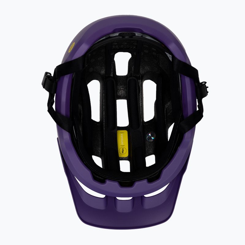 Cyklistická přilba POC Axion Race MIPS sapphire purple/uranium black metallic/matt 5