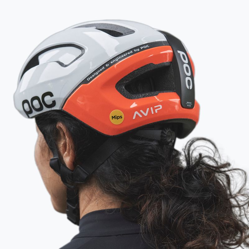 Cyklistická přilba POC Omne Air MIPS fluorescent orange avip 9