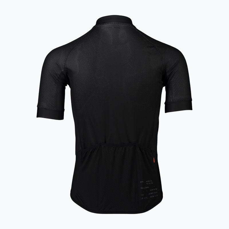 Pánský cyklistický dres POC Essential Road Logo uranium black 6