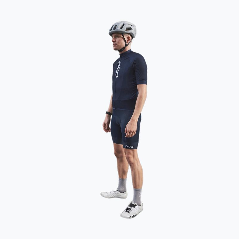 Pánský cyklistický dres POC Essential Road Logo turmaline navy 2