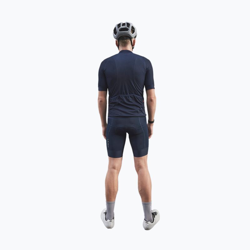 Pánský cyklistický dres POC Essential Road Logo turmaline navy 3