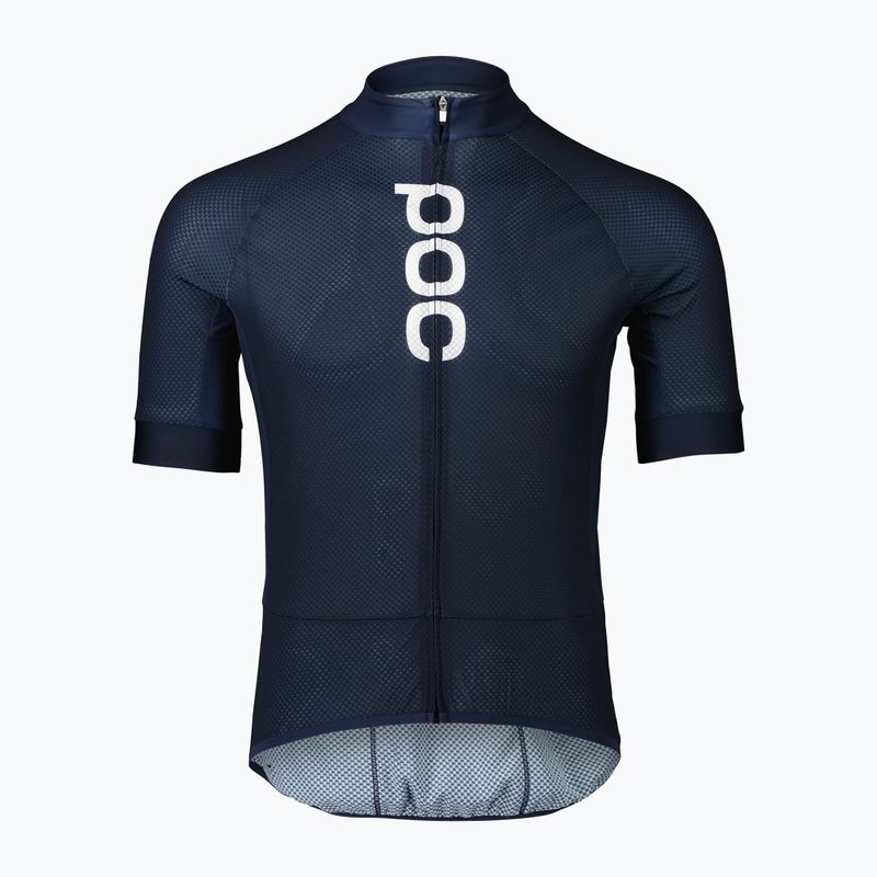 Pánský cyklistický dres POC Essential Road Logo turmaline navy 6