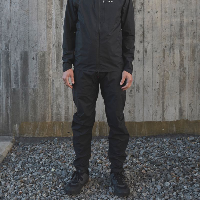 Pánské cyklistické kalhoty POC Motion Rain uranium black 8