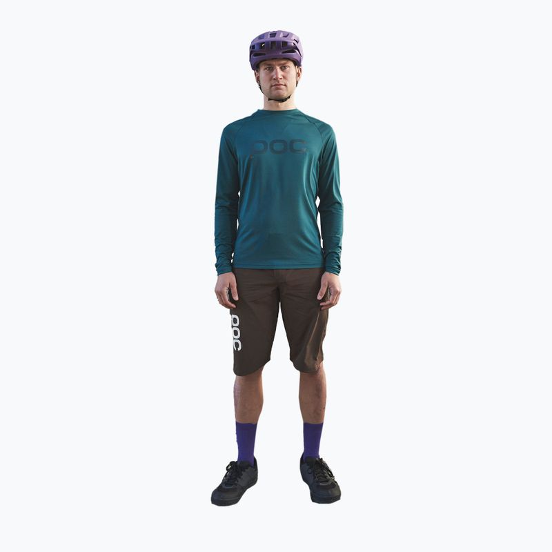 Pánské cyklistické oblečení s dlouhým rukávem POC Reform Enduro Jersey dioptase blue 2