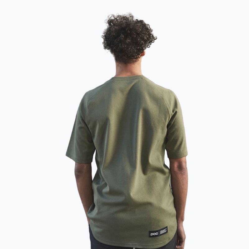 Pánské trekingové tričko POC Poise epidote green 2