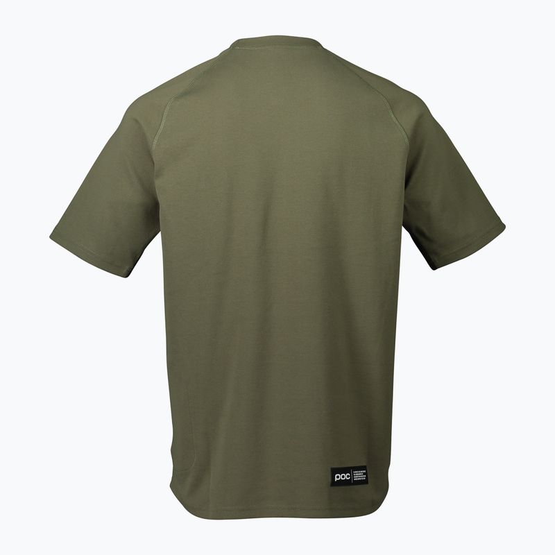 Pánské trekingové tričko POC Poise epidote green 5