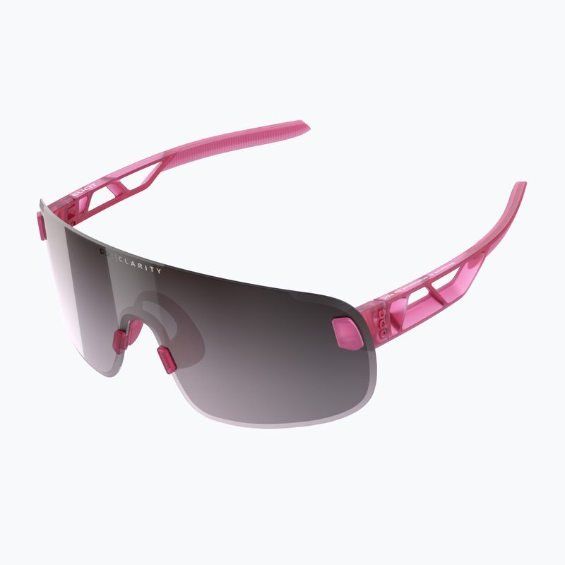 Brýle na kolo POC Elicit actinium pink translucent/clarity road silver