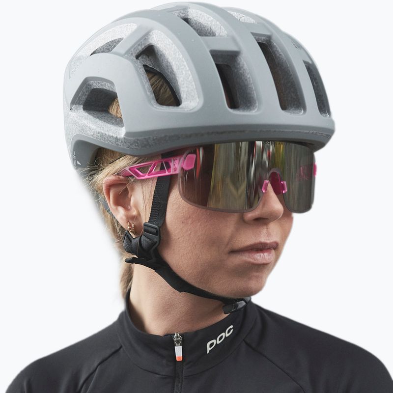 Brýle na kolo POC Elicit actinium pink translucent/clarity road silver 5