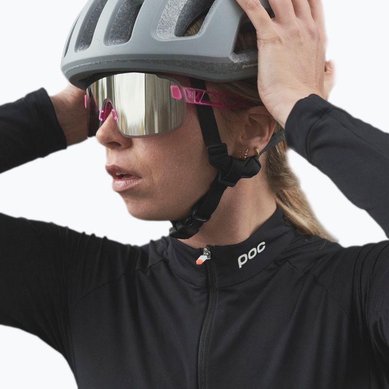 Brýle na kolo POC Elicit actinium pink translucent/clarity road silver 6