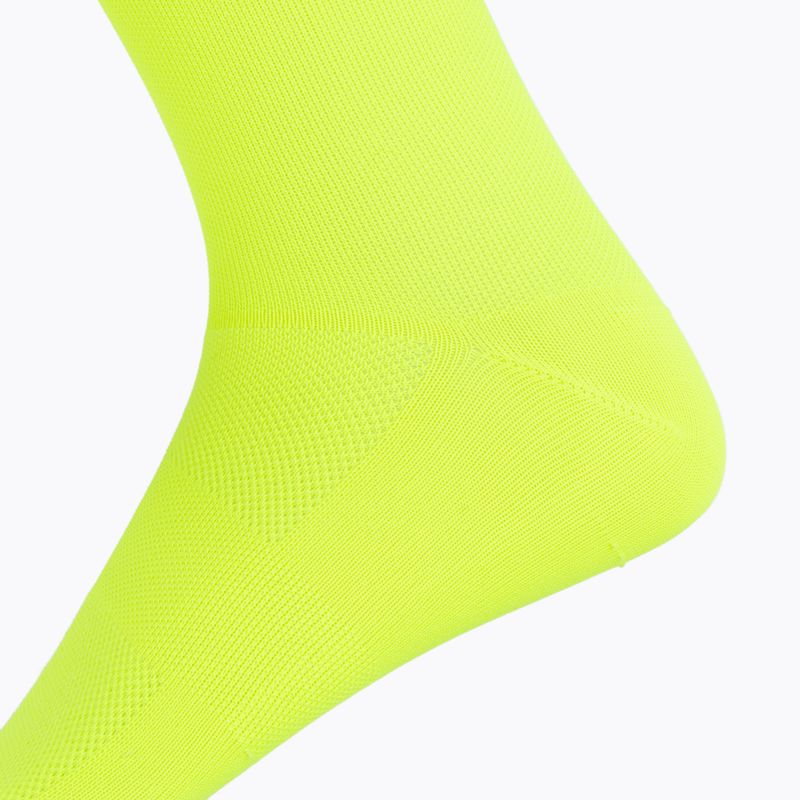 Cyklistické ponožky POC Fluo Sock Mid fluorescenční žlutá/zelená 4