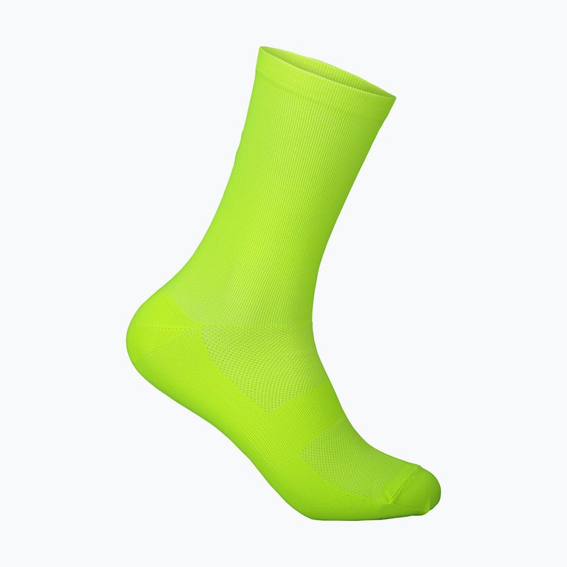 Cyklistické ponožky POC Fluo Sock Mid fluorescenční žlutá/zelená 5