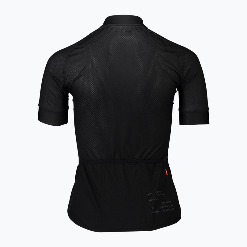 Dámský cyklistický dres POC Essential Road Logo uranium black 2