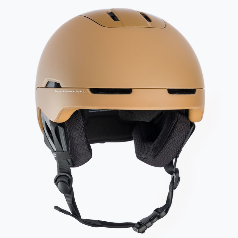 Lyžařská helma POC Obex MIPS aragonite brown matte