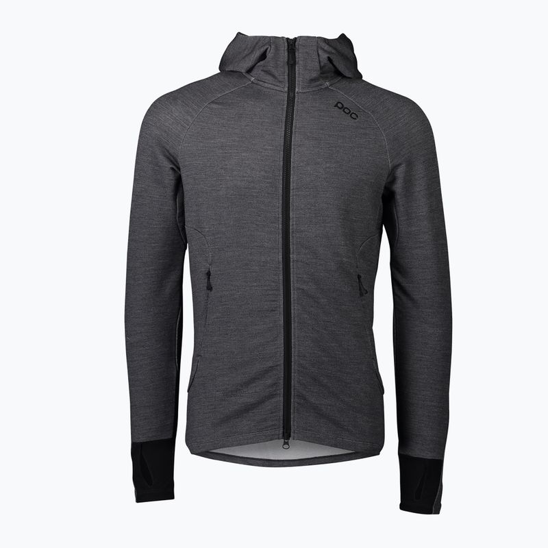 Pánská trekingová mikina POC Merino Zip Hood sylvanite grey melange 5