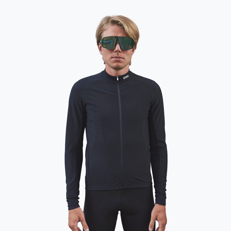 Pánské cyklistické oblečení s dlouhým rukávem POC Radiant Jersey navy black