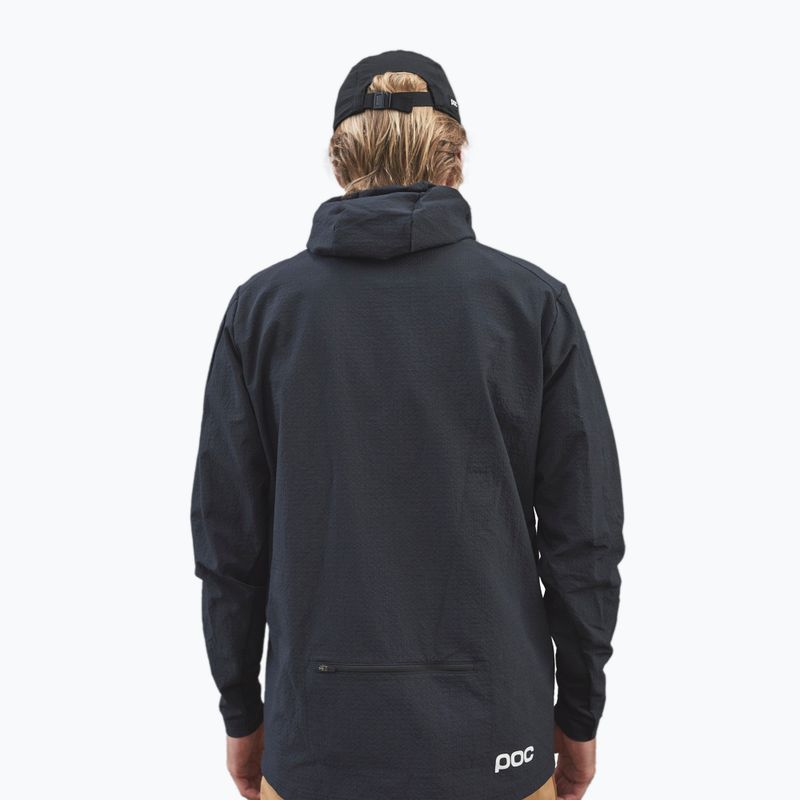Pánská cyklistická mikina POC Mantle Thermal Hoodie uranium black 2