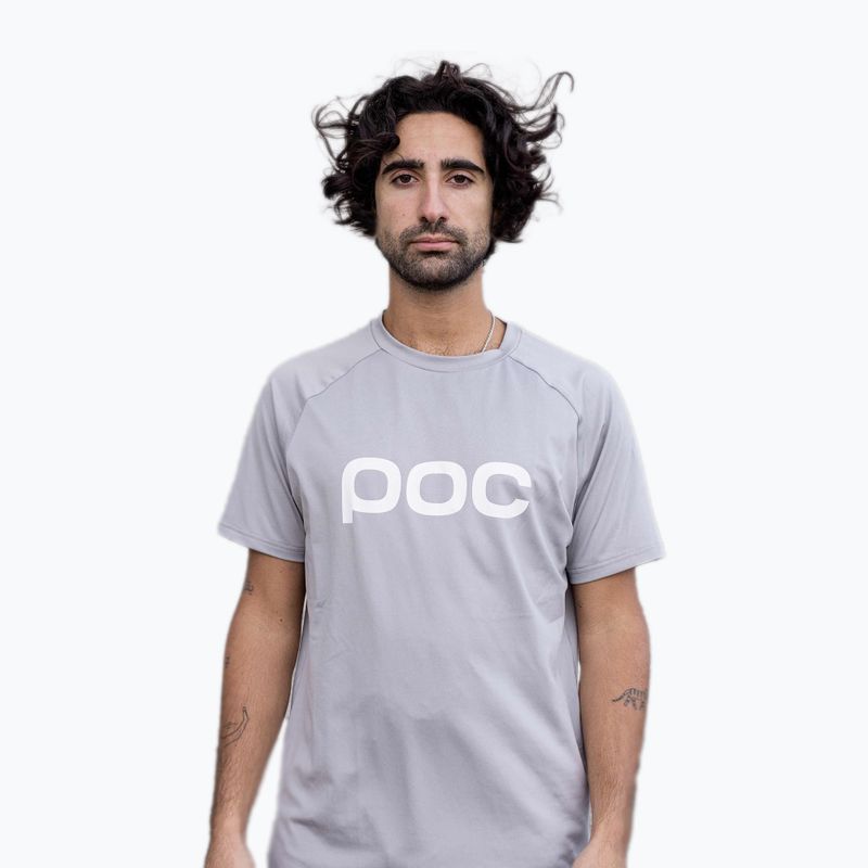 Pánský cyklistický dres POC Reform Enduro Tee alloy grey