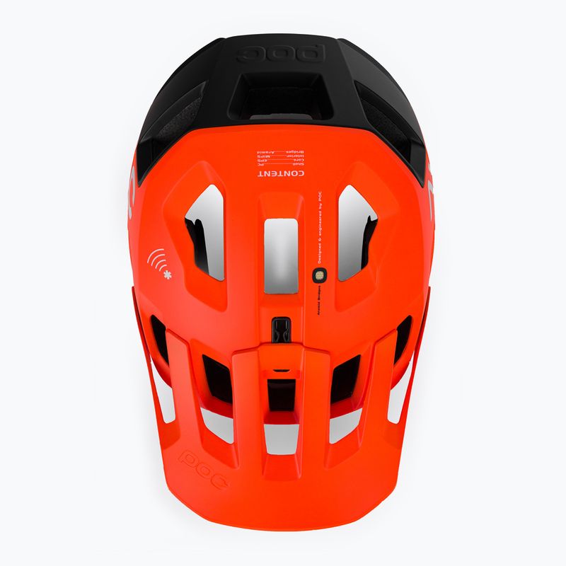 Cyklistická přilba POC Kortal Race MIPS fluorescent orange/uranium/black matt 6