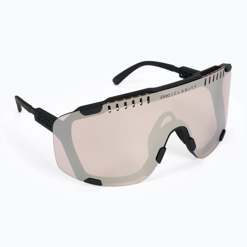 Brýle na kolo POC Devour uranium black/clarity trail silver