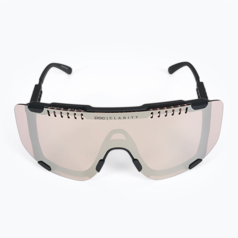 Brýle na kolo POC Devour uranium black/clarity trail silver 3