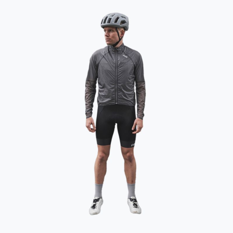 Pánská cyklistická bunda POC The Supreme Rain sylvanite grey
