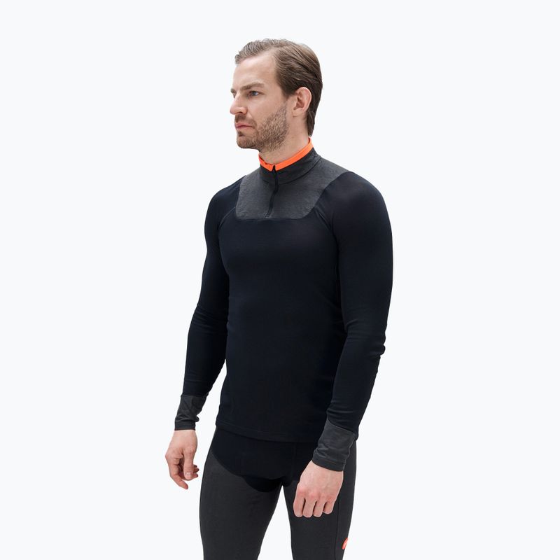 Lyžařský dlouhý rukáv POC Resistance Layer Jersey uranium black