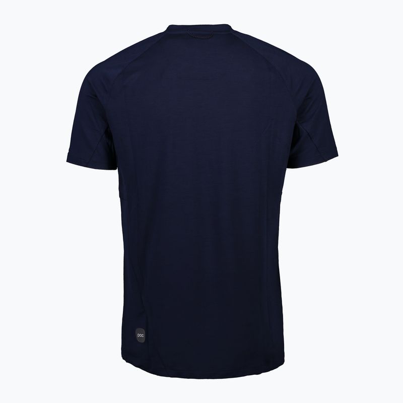 Pánský cyklistický dres POC Light Merino turmaline navy 2