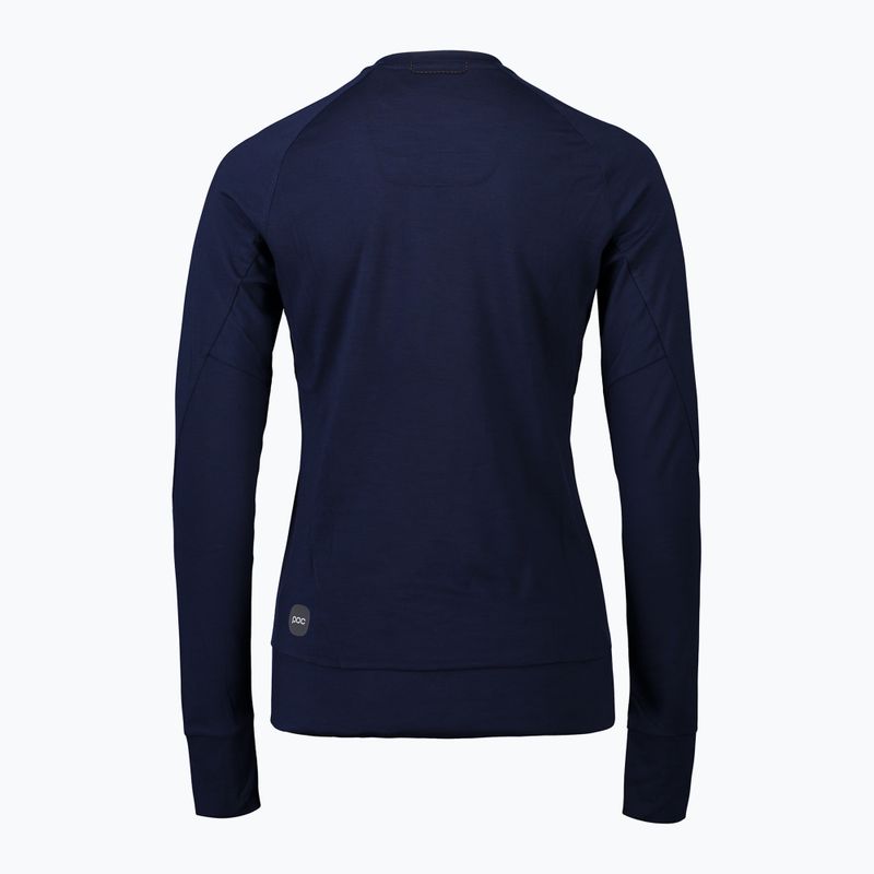 Dámské tričko Longsleeve POC Light Merino turmaline navy 2