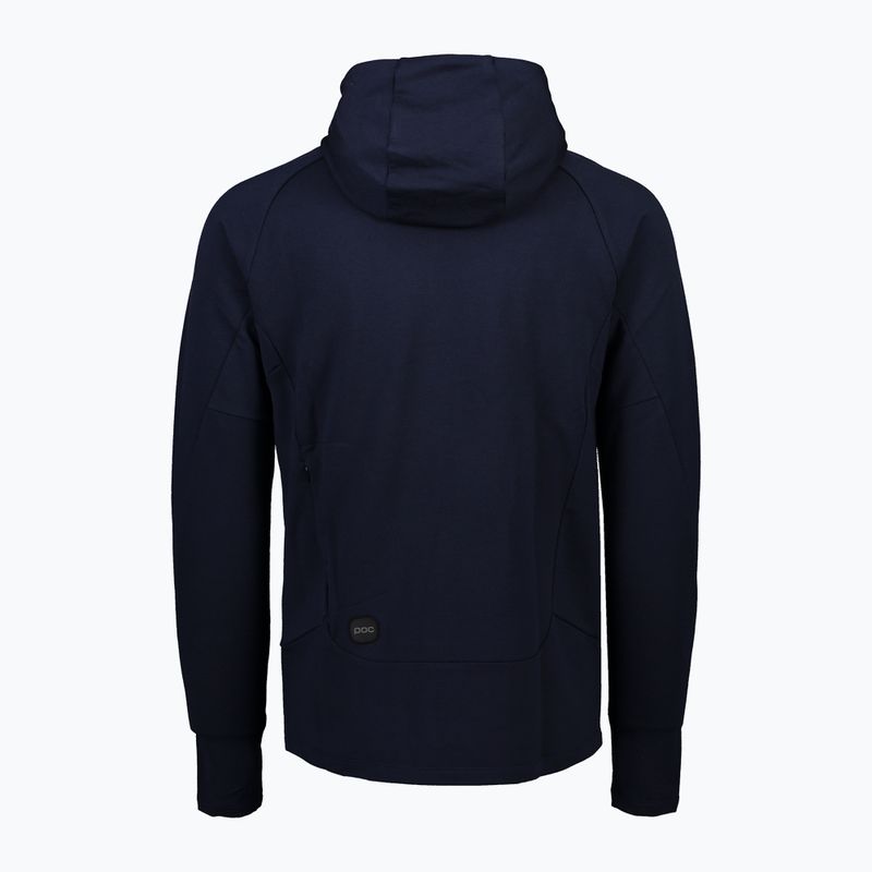 Pánská trekingová mikina POC Merino Zip Hood turmaline navy 2