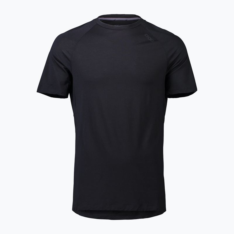 Pánský cyklistický dres POC Light Merino uranium black