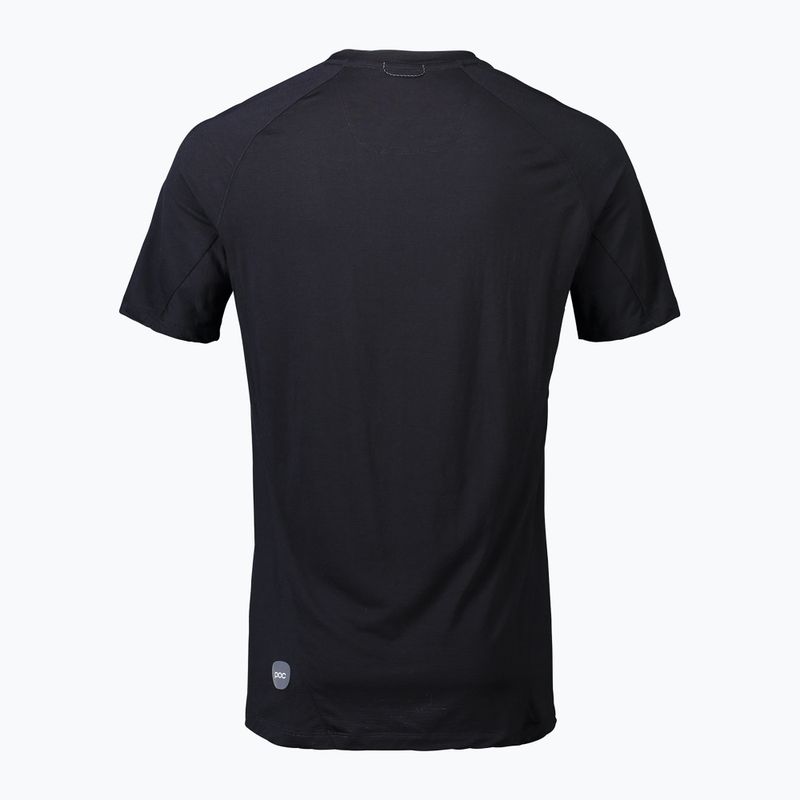 Pánský cyklistický dres POC Light Merino uranium black 2