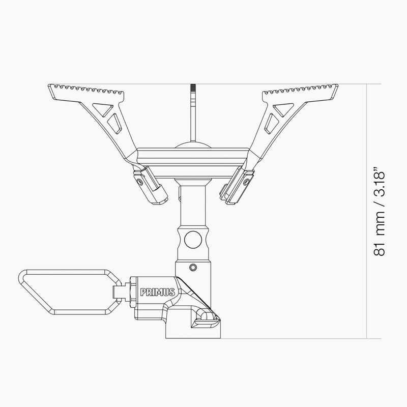 Turistický vařič Primus Micron III Piezo 3