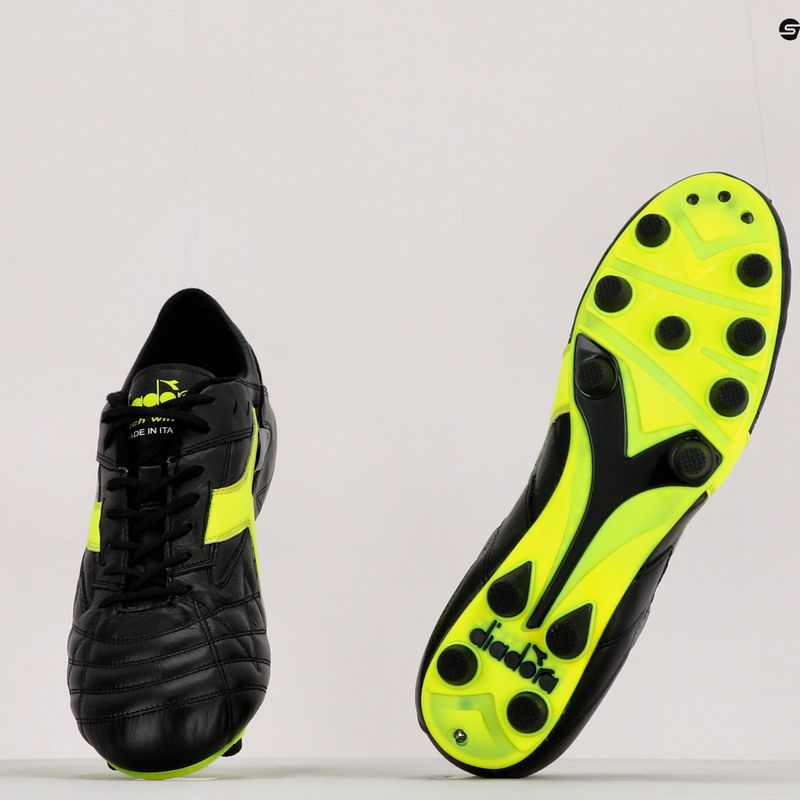 Pánské kopačky Diadora Match Winner RB Italy LT MDPU black-green DD-101.172363-C0004 11