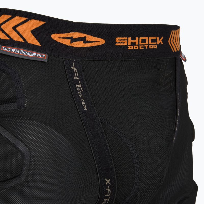 Šortky na bojové sporty Shock Doctor Ultra Pro Shockskin Relaxed Fit Impact s chráničem Carbon Flex 3