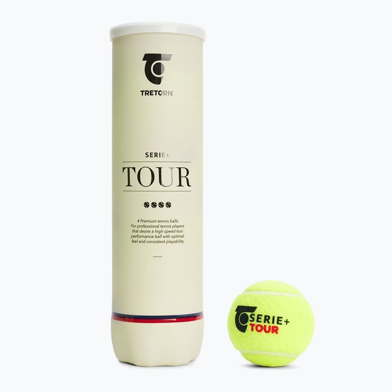 Tenisové míčky Tretorn Serie+ Tour 4 ks.