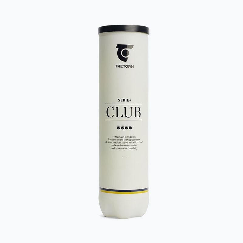 Tenisové míče Tretorn Serie+ Club 4 ks žluté 3T015 473605