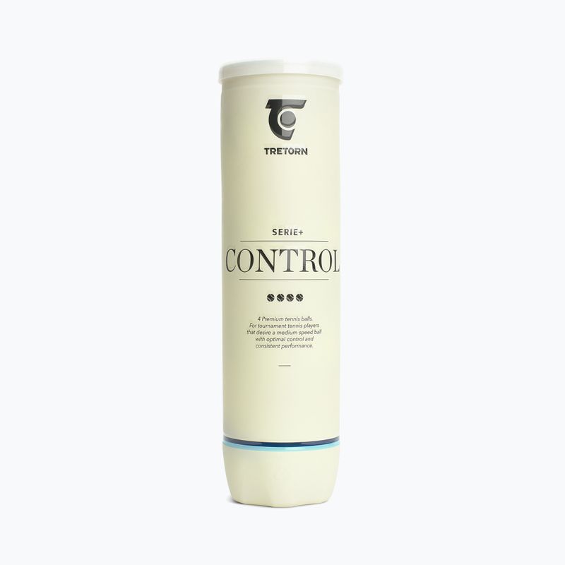 Tenisové míče Tretorn Serie+ Control 4 ks žluté 3T011 473603 2