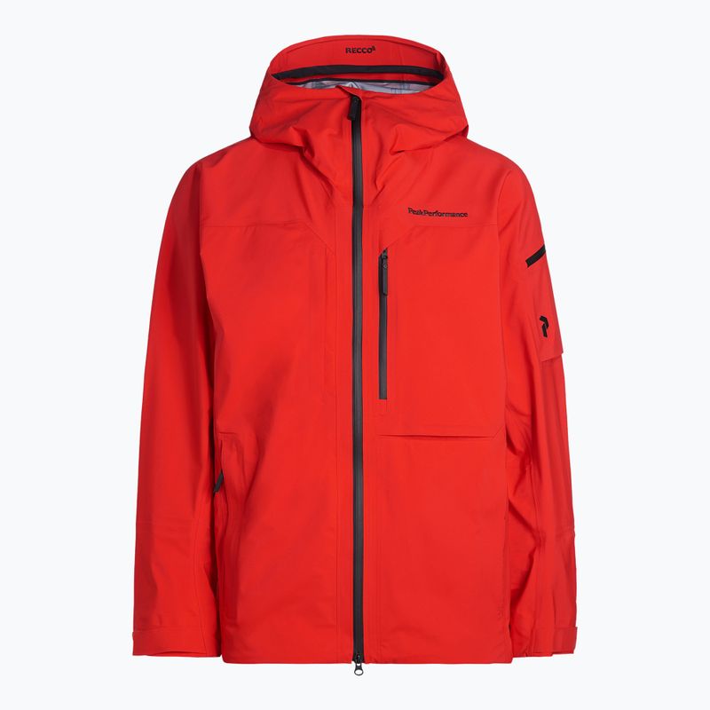 Pánská lyžařská bunda Peak Performance Alpine červená G76537010