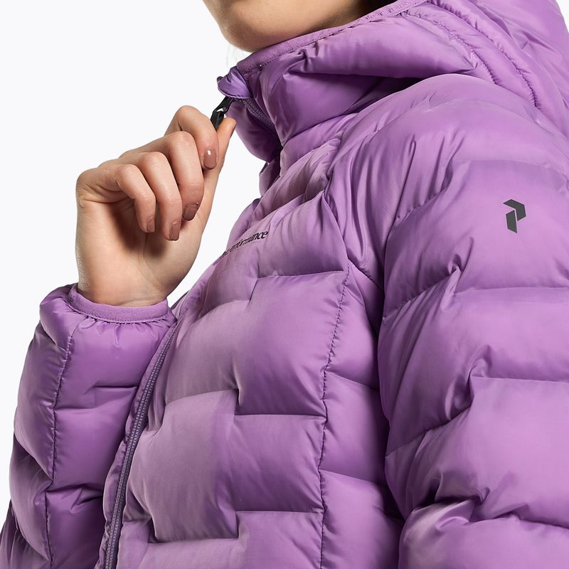 Dámská péřová bunda Peak Performance W Argon Hood fialová G76394040 5