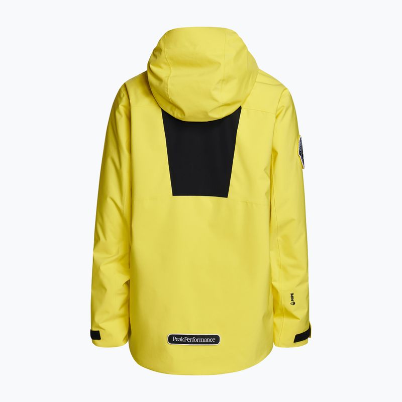 Pánská lyžařská bunda Peak Performance Vertixs 2L žlutá G76641010 2
