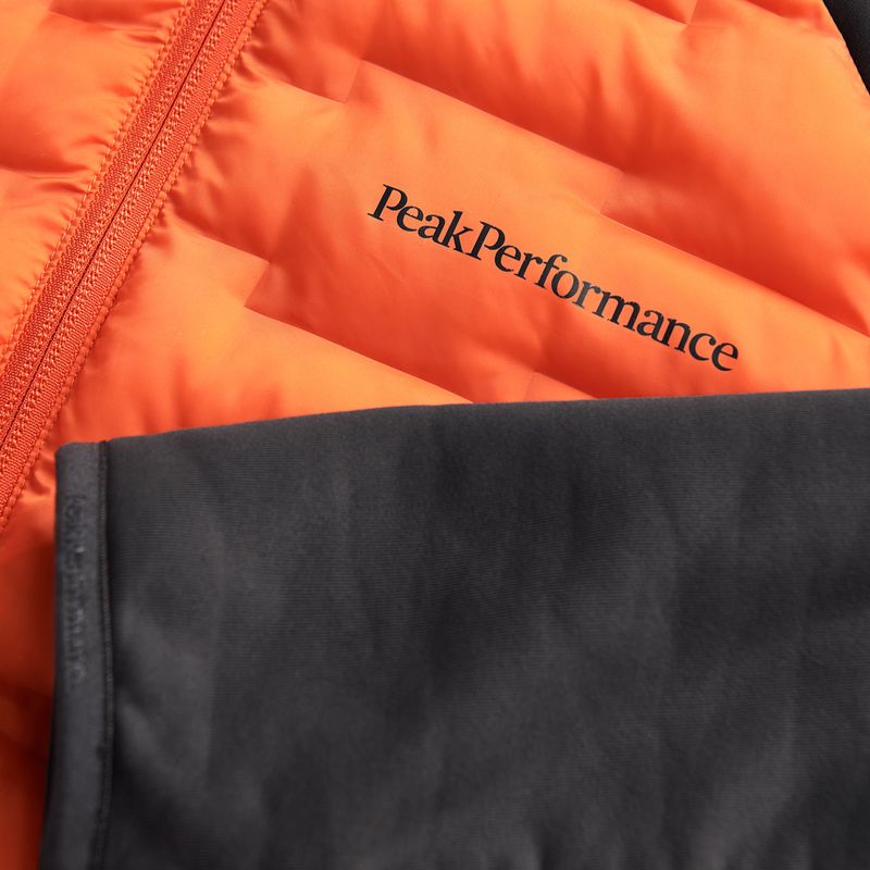 Pánská hybridní bunda Peak Performance Argon Hybrid Hood oranžová G76763040 4