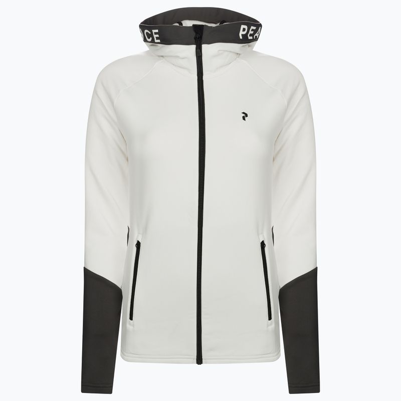 Lyžařská mikina Peak Performance W Rider Zip Hood bílá G77089070 7