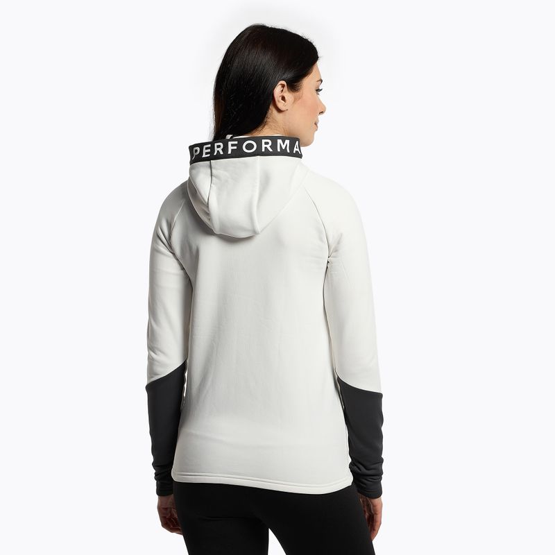 Lyžařská mikina Peak Performance W Rider Zip Hood bílá G77089070 3