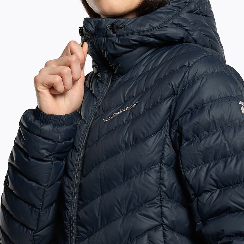 Dámská lyžařská bunda Peak Performance Frost Down Hood tmavě modrá G76433040 5