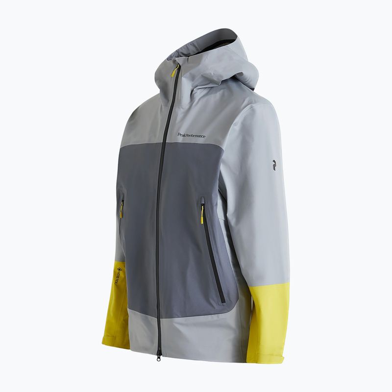 Pánská nepromokavá bunda Peak Performance Vislight Gore Tex Light šedá G77199050 2