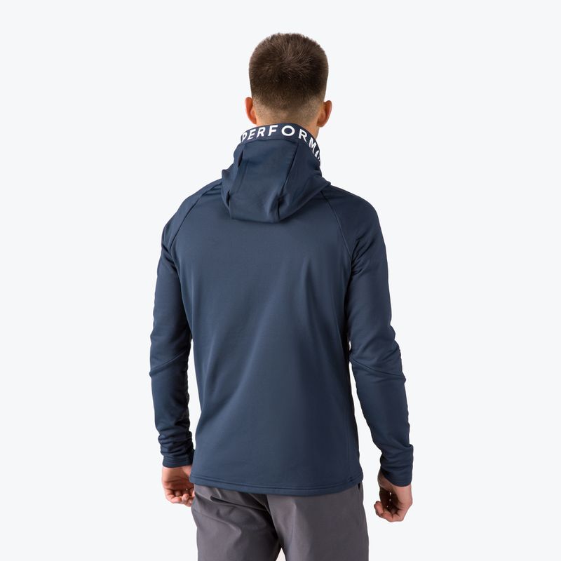 Pánská treková mikina Peak Performance Rider Zip Hood tmavě modrá G77244020 3