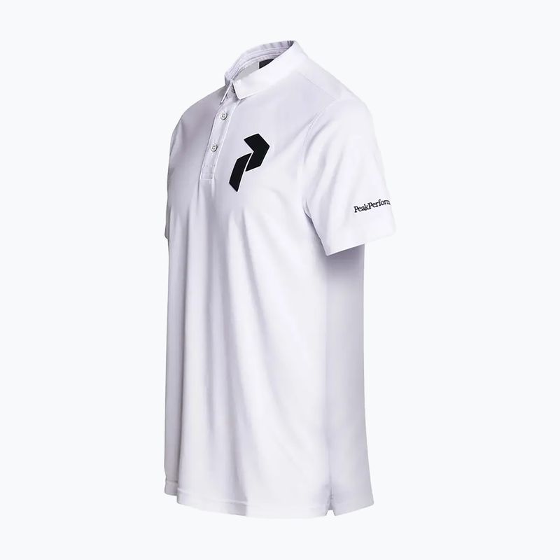 Pánské polo tričko Peak Performance Panmore bílé G77184010 2