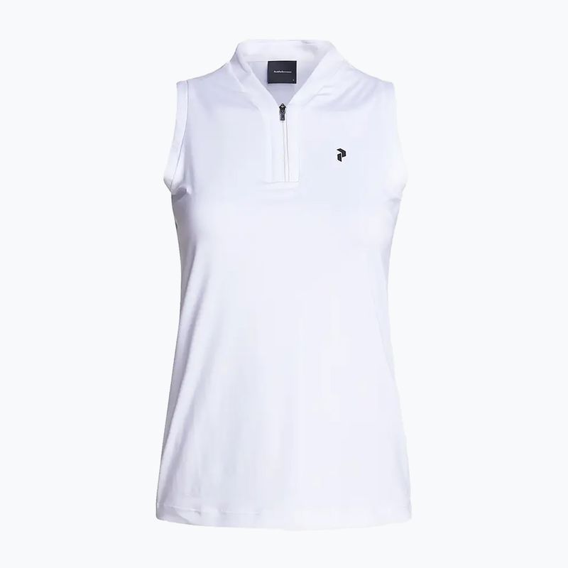 Dámské trekingové tričko Peak Performance Turf Zip bílé G77186010 5